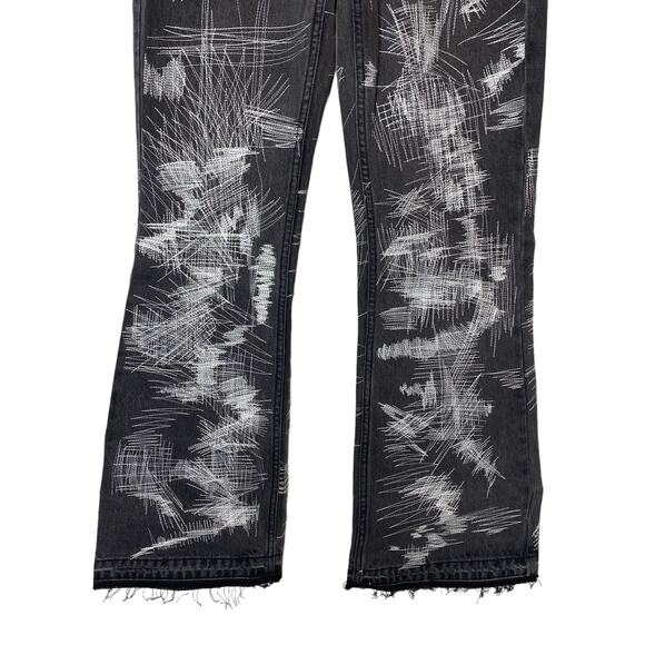 BDG Urban Outfitters 90s Bootcut Jean Embroidered size 26 - Picture 5 of 7